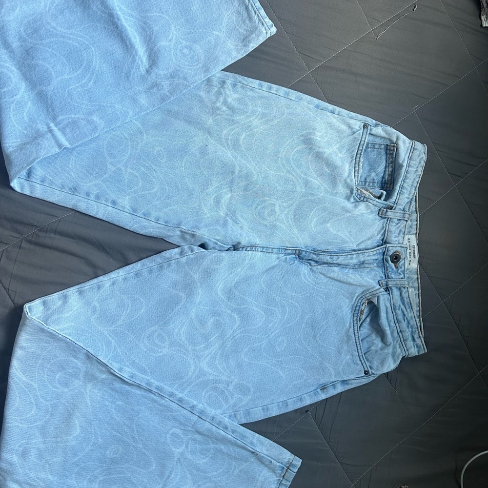 Cotton On Light Blue Straight Leg Jeans